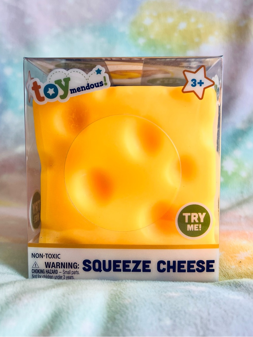 Soft Cheese Stress Fidget Sensory Toy